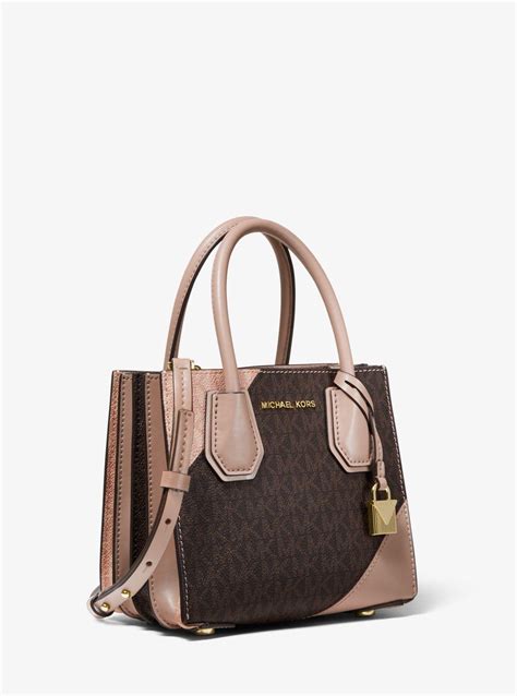 michael kors mercer two tone logo|Mercer Medium Two.